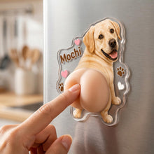 Load image into Gallery viewer, Custom Pet Photo Squishy Fridge Magnet Gift for Dog Lovers
