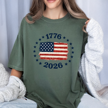 Load image into Gallery viewer, Patriotic USA Flag Comfort Shirt Custom Independence Day Gift
