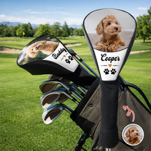 Load image into Gallery viewer, Personalized Photo Golf Club Head Cover Custom Gift for Dad

