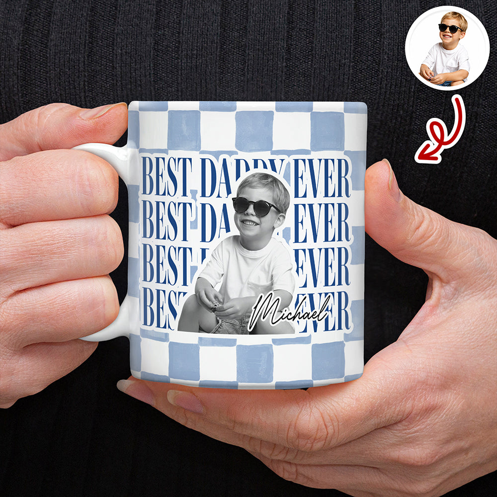 Personalized Vintage Photo Mug Custom Gift for Parents