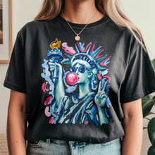 Load image into Gallery viewer, Personalized 4th of July Comfort Shirt with Statue of Liberty

