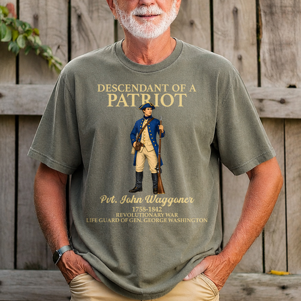 Personalized Comfort Shirt Custom Name Patriots Gift for Dad