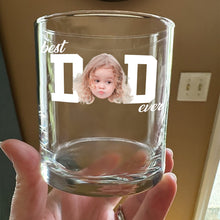 Load image into Gallery viewer, Personalized Funny Face Whiskey Glass Gift for Dad - Father's Day
