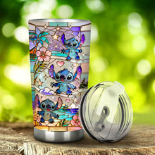 Load image into Gallery viewer, Personalized Tropical Beach Tumbler with Custom Name Gift for Her
