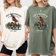 Load image into Gallery viewer, 250th Anniversary T-Shirt American Flag Gift for Him/Her
