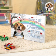 Load image into Gallery viewer, Custom Photo Dog Cat Memorial Building Block Personalized Gift
