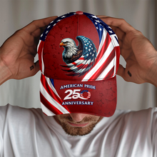 Load image into Gallery viewer, Personalized Eagle Cap Patriotic Gift for Dad 4th of July
