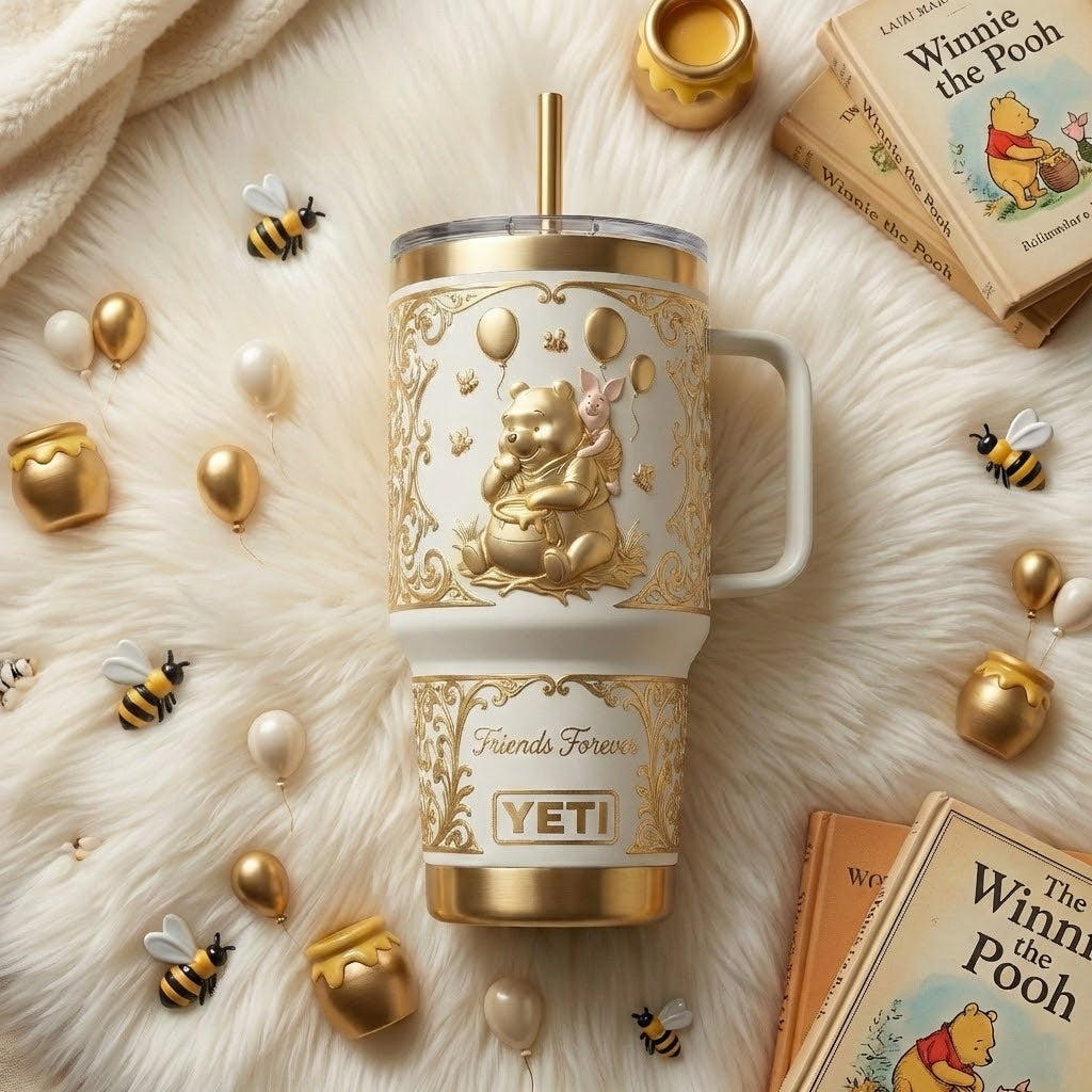 Personalized Honey Bear Tumbler Custom Gift for Movie Fans