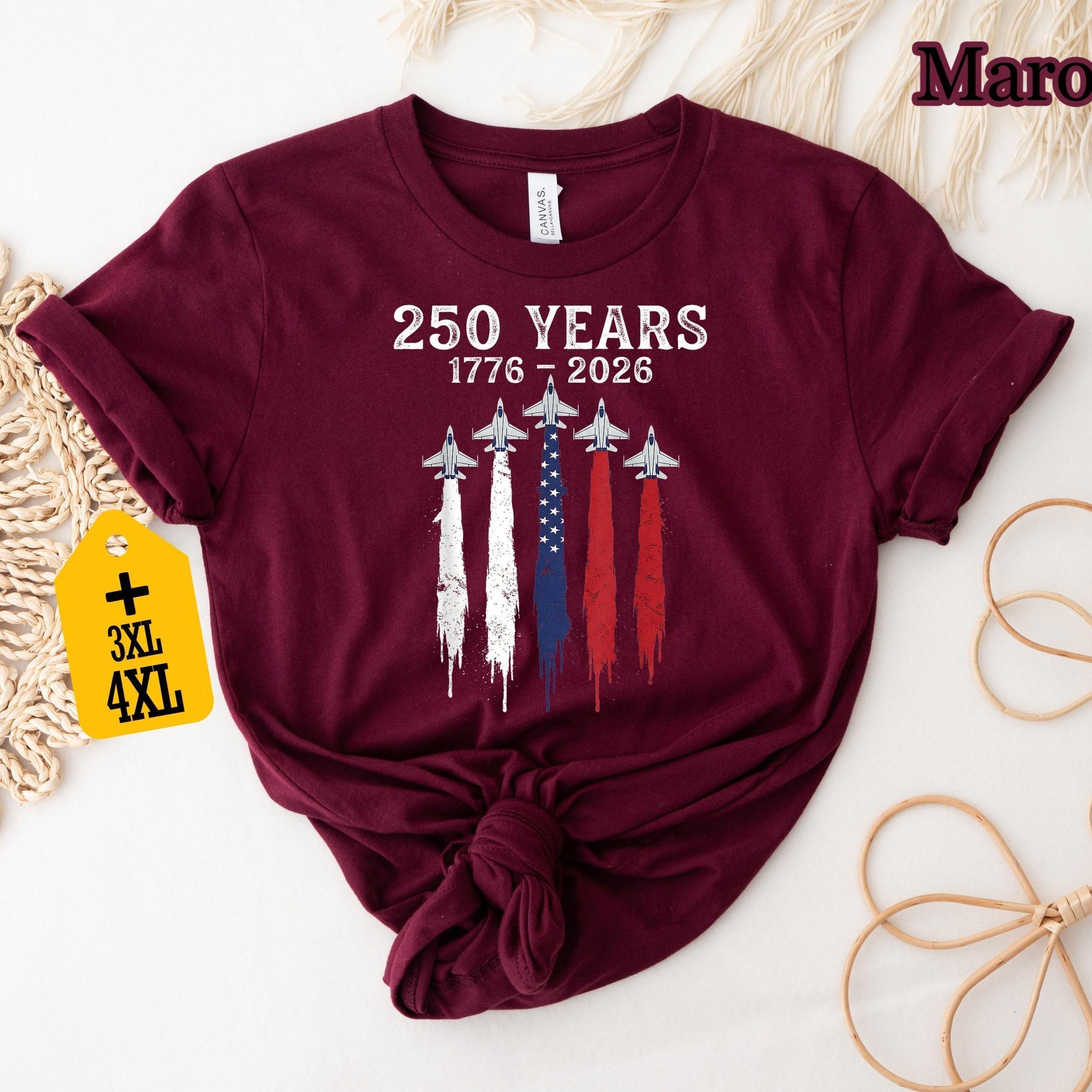 Personalized USA Independence Day T-Shirt Custom Name Gift