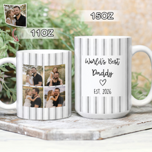 Load image into Gallery viewer, Personalized Photo Mug Gift for Dad Custom Design Father's Day
