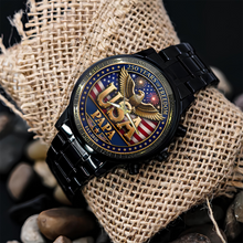 Load image into Gallery viewer, Personalized Family Photo Wrist Watch Custom Gift for Dad
