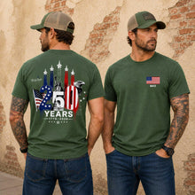 Load image into Gallery viewer, Personalized American Flag Comfort Shirt Independence Day Gift for Dad
