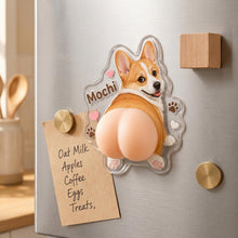 Load image into Gallery viewer, Custom Pet Photo Squishy Fridge Magnet Gift for Dog Lovers
