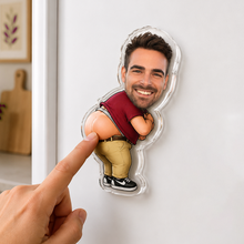 Load image into Gallery viewer, Custom Funny Photo Fridge Magnet Personalized Gift for Dog Lovers
