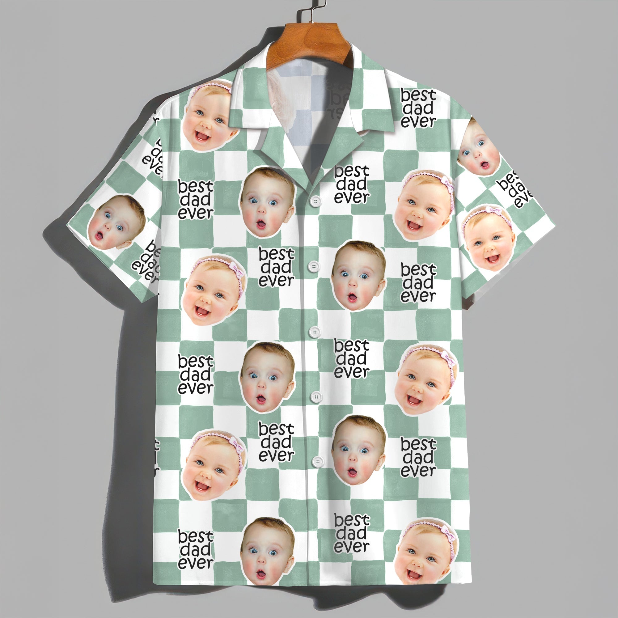 Personalized Retro Hawaii Shirt Best Dad Ever Gift for Father's Day