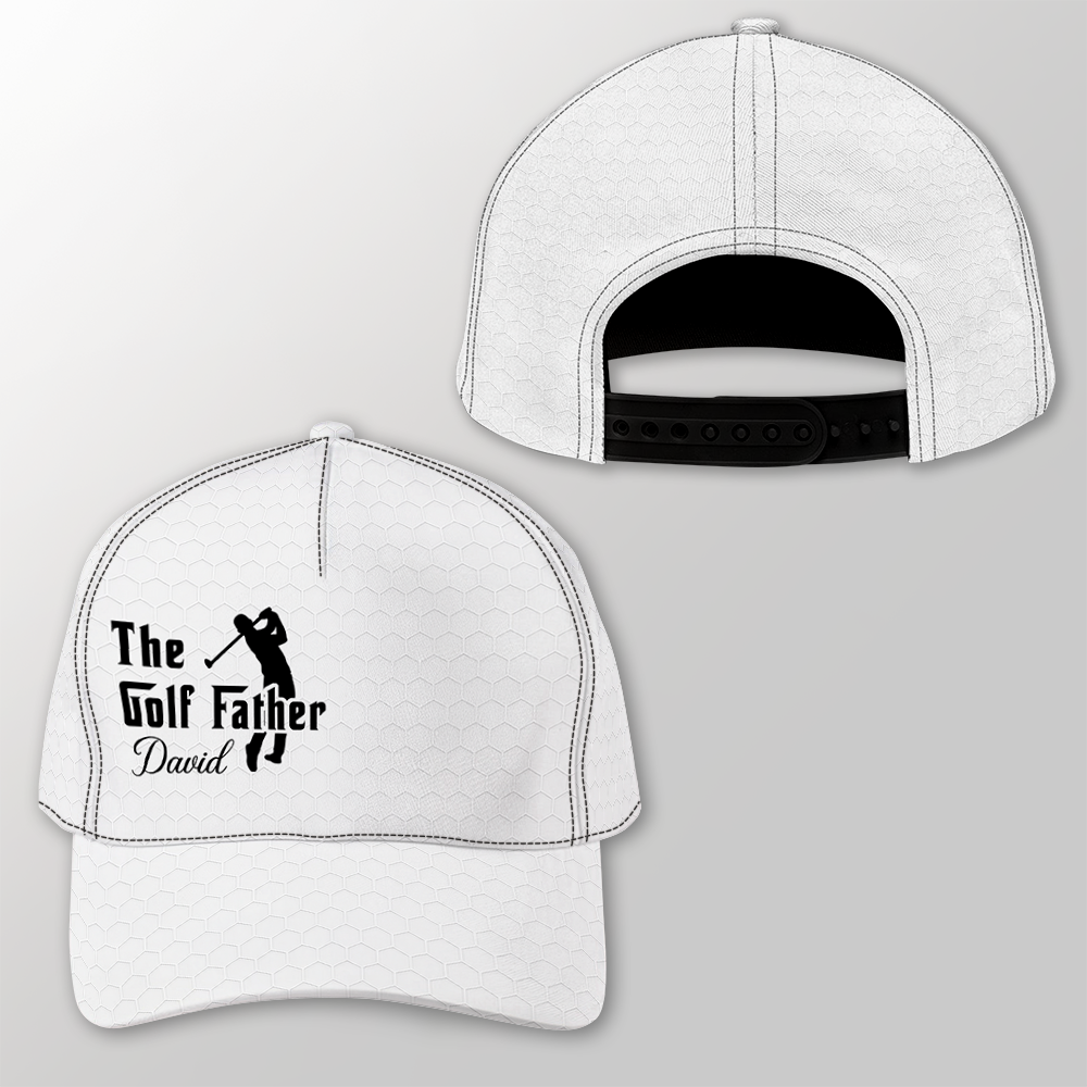 Personalized Golf Father Cap Custom Name Gift for Dad