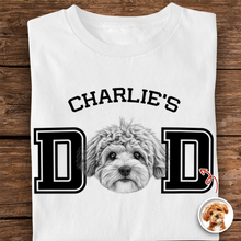 Load image into Gallery viewer, Custom Photo T-Shirt for Dog Dad Personalized Father's Day Gift

