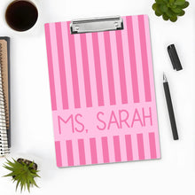Load image into Gallery viewer, Personalized Teacher Clipboard Custom Name Gift for Educators
