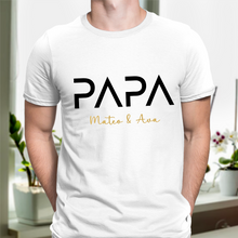 Load image into Gallery viewer, Personalized Bright Shirt Custom Name Gift for Papa Dad
