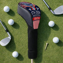 Load image into Gallery viewer, Personalized Golf Club Head Cover 250 Years America Gift for Dad
