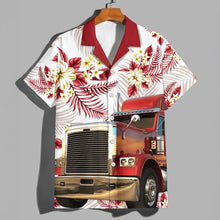 Load image into Gallery viewer, Personalized Hawaiian Shirt Custom Photo Gift for Trucker
