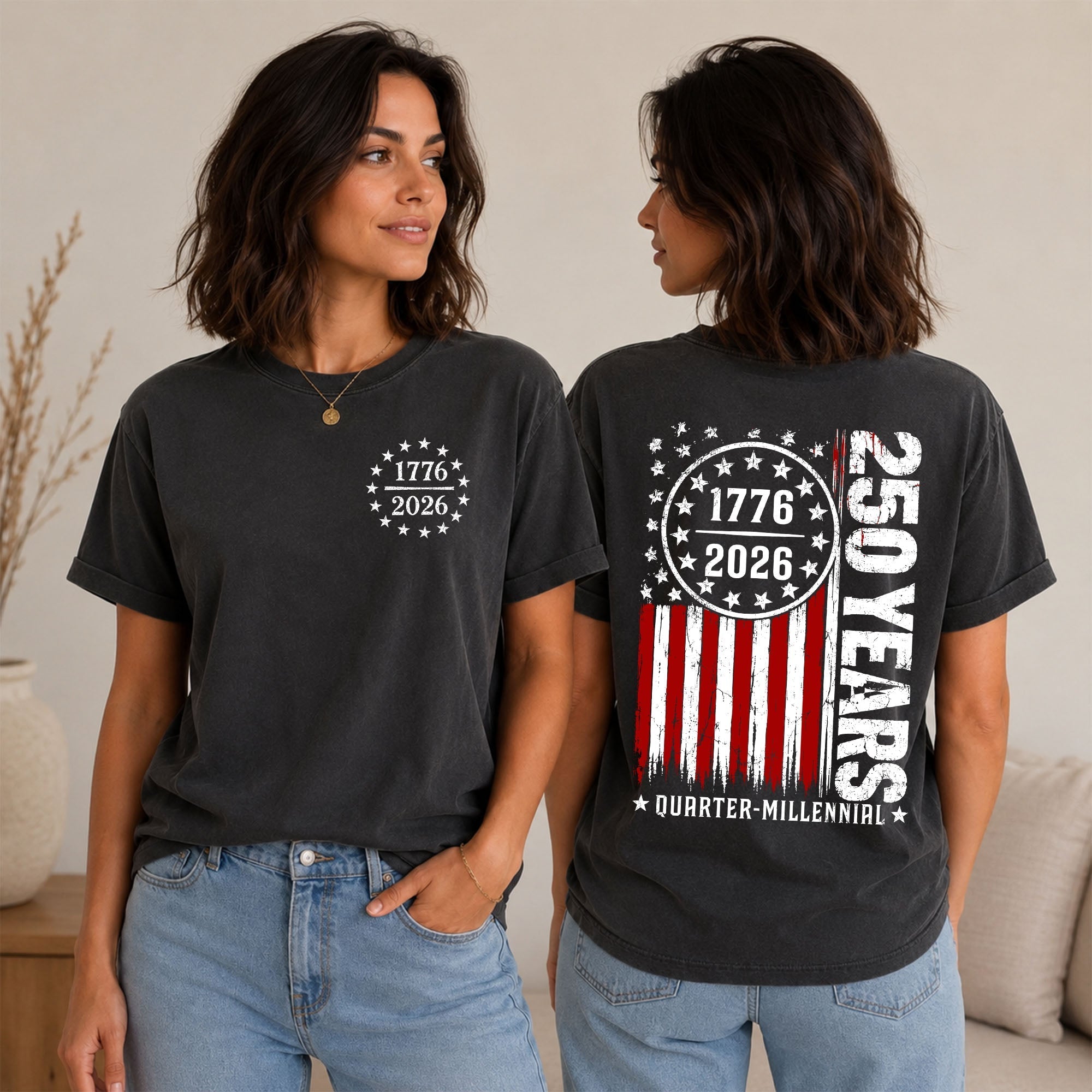 Personalized 4th of July Comfort Shirt Custom USA Flag Gift