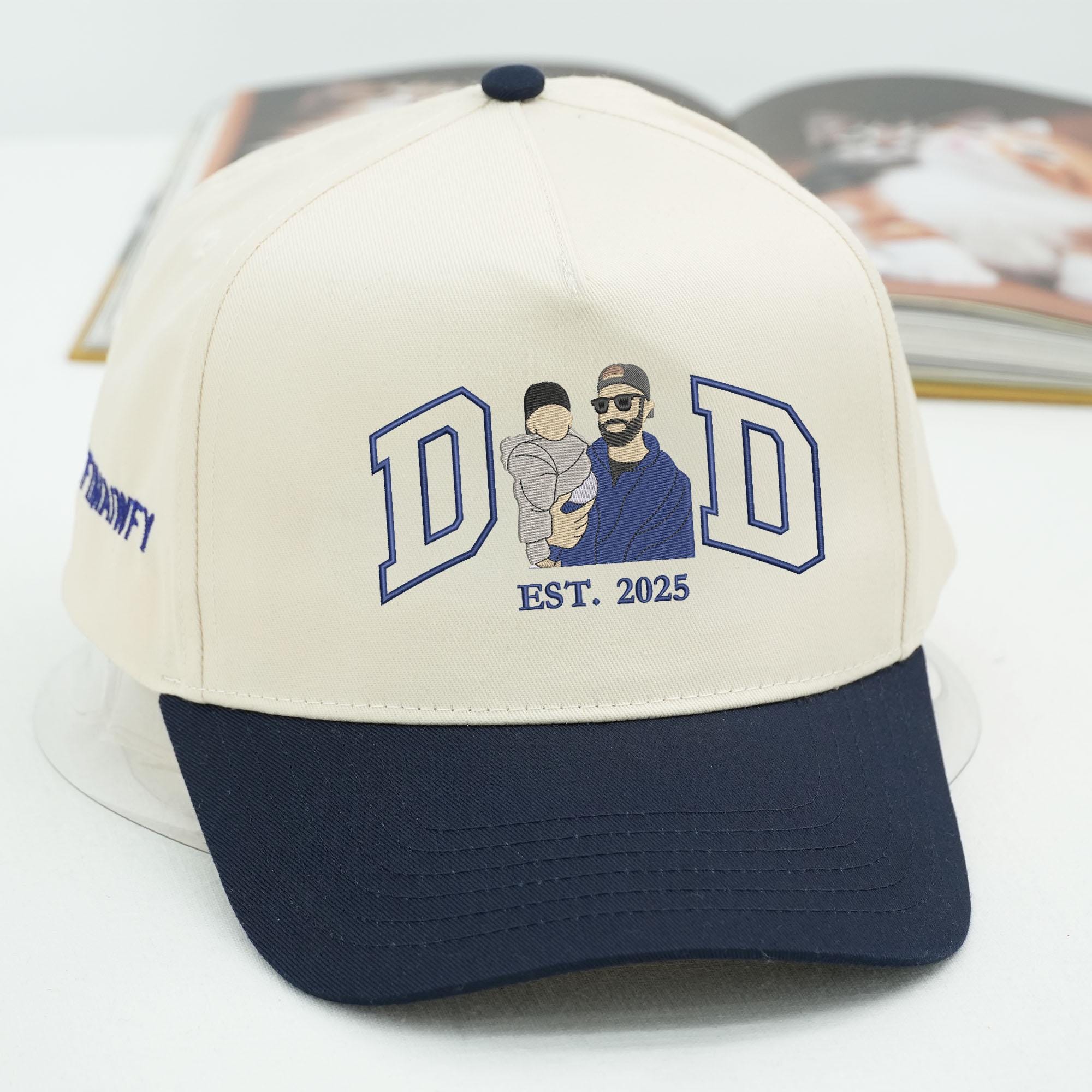 Personalized Embroidered Dad Trucker Hat Custom Gift for Father's Day