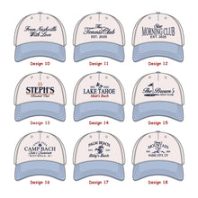 Load image into Gallery viewer, Personalized 90s Vintage Trucker Hat Gift for Family Golf Lovers
