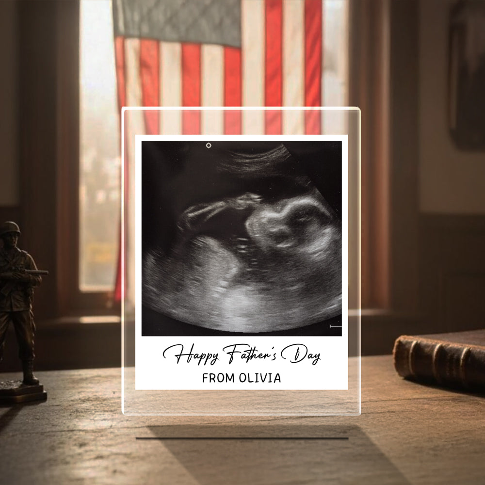 Personalized Acrylic Photo Plaque Custom Gift for Dad Father's Day Decoration