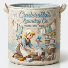 Load image into Gallery viewer, Personalized Quilted Laundry Basket for Kids &amp; Family Gift | Movie Fans
