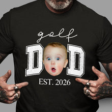 Load image into Gallery viewer, Personalized Photo T-Shirt Gift for Dad Father's Day Custom
