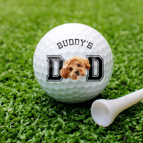Personalized Photo Golf Ball Gift for Dog Dad or Cat Mom