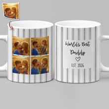 Load image into Gallery viewer, Personalized Photo Mug Gift for Dad Custom Design Father's Day
