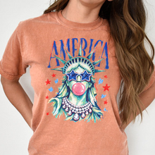 Load image into Gallery viewer, Personalized 4th of July Comfort Shirt with Statue of Liberty
