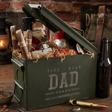 Load image into Gallery viewer, Personalized Military-Style Ammo Box Gift for Dad's Day
