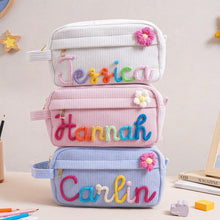 Load image into Gallery viewer, Personalized Corduroy Pencil Case Custom Name Gift for Kids

