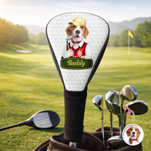 Load image into Gallery viewer, Personalized Dog Photo Golf Club Head Cover Gift for Dog Dad
