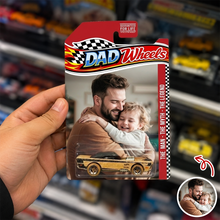 Load image into Gallery viewer, Personalized Hot Wheels Car Photo Gift for Dad Father's Day
