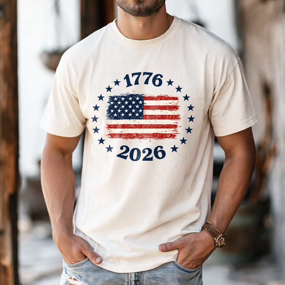 Patriotic USA Flag Comfort Shirt Custom Independence Day Gift