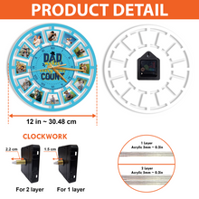 Load image into Gallery viewer, Personalized Wall Clock with Disney Characters for Family Gift
