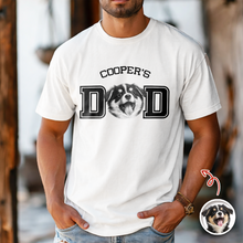 Load image into Gallery viewer, Custom Photo T-Shirt for Dog Dad Personalized Father's Day Gift
