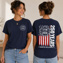Load image into Gallery viewer, Personalized 4th of July Comfort Shirt Custom USA Flag Gift
