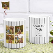 Load image into Gallery viewer, Personalized Photo Mug Gift for Dad Custom Design Father's Day
