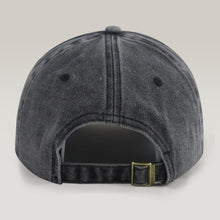 Load image into Gallery viewer, Custom Photo Face Washed Denim Baseball Cap Gift for Dad
