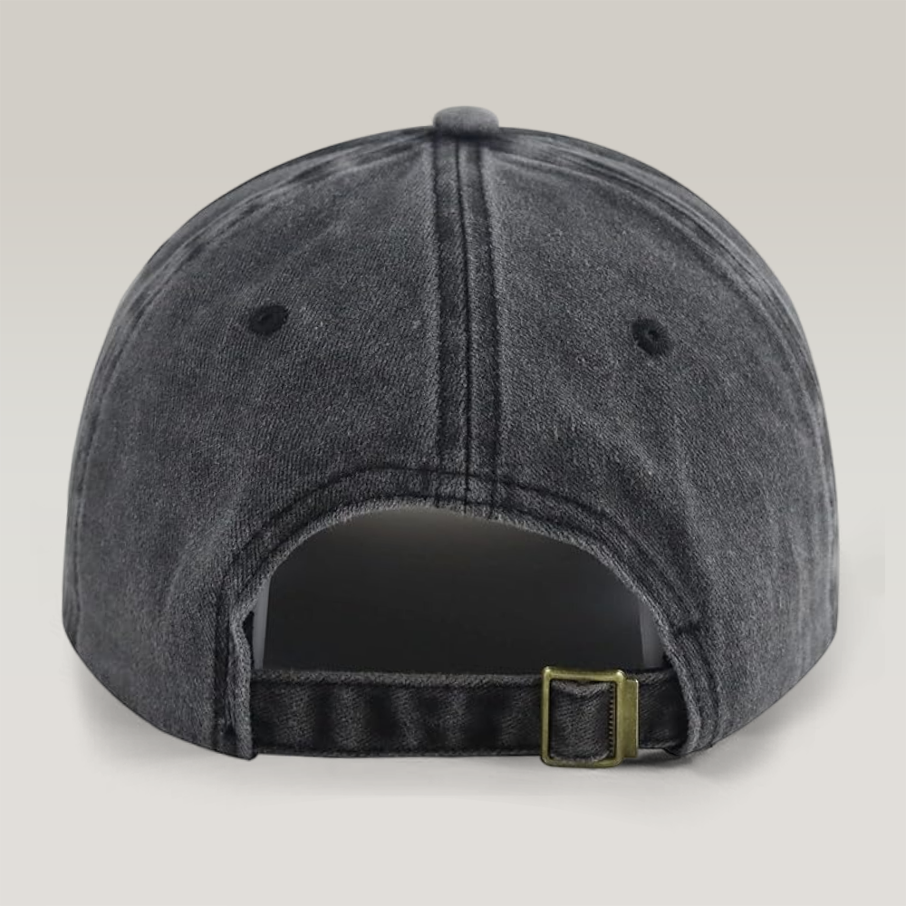 Personalized Washed Denim Baseball Cap 4th of July Gift