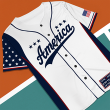 Load image into Gallery viewer, Personalized 250 Years of Freedom Jersey Shirt Gift for Dad

