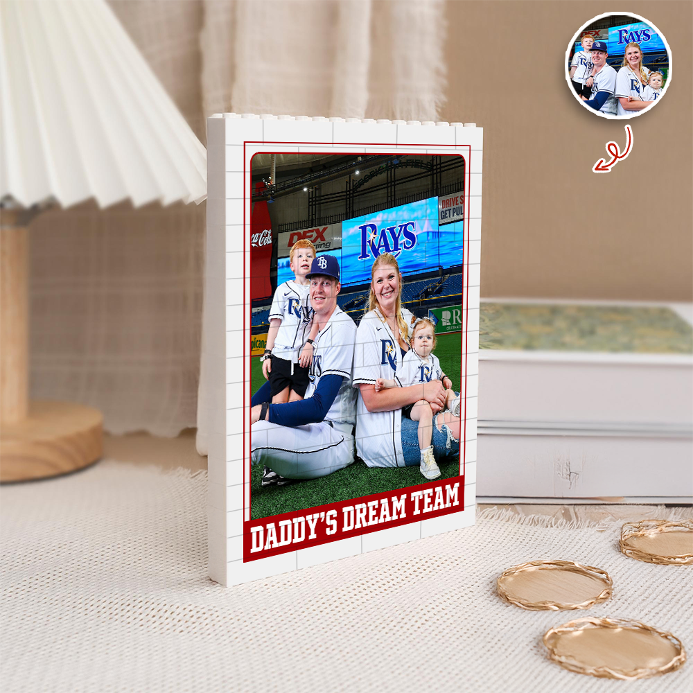 Custom Family Photo Building Block Set Personalized Gift