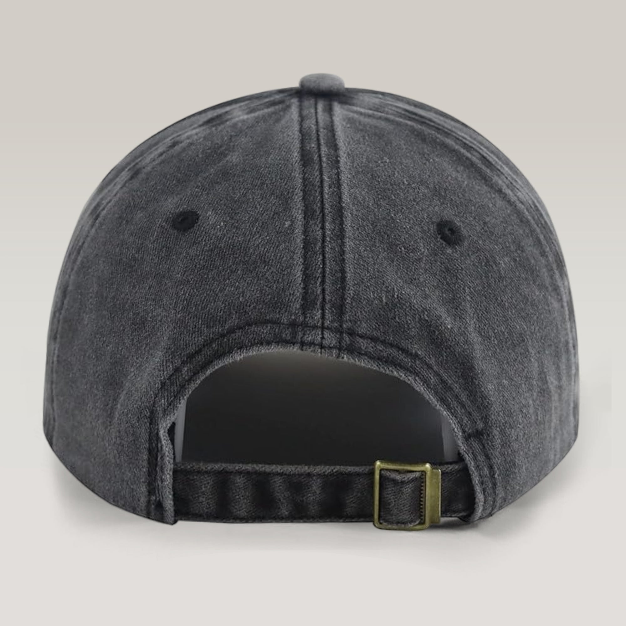 Personalized Washed Denim Baseball Cap Custom Photo Gift for Dog Dad