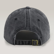 Load image into Gallery viewer, Personalized Washed Denim Baseball Cap Custom Photo Gift for Dog Dad
