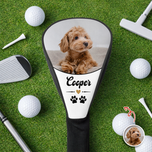 Load image into Gallery viewer, Personalized Photo Golf Club Head Cover Custom Gift for Dad

